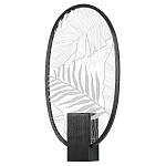 Бра с гравировкой на акриловом плафоне Gravyura Black варинант исполнения - 1 | Loft Concept в Кирове