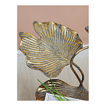 Столик приставной с тремя столешницами Тропические листья Tropical Forest gold варинант исполнения - 6 | Loft Concept в Кирове