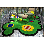 Дизайнерский ковер с цветами Poltronova Tappeto Prato Rug варинант исполнения - 9 | Loft Concept в Кирове