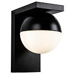Бра с плафоном в виде шара Ponzio Flos Black Sphere Wall Lamp варинант исполнения - 1 | Loft Concept в Кирове