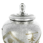 Ваза из стекла с крышкой и декоративными узорами Chinoiserie Ceramics варинант исполнения - 2 | Loft Concept в Кирове