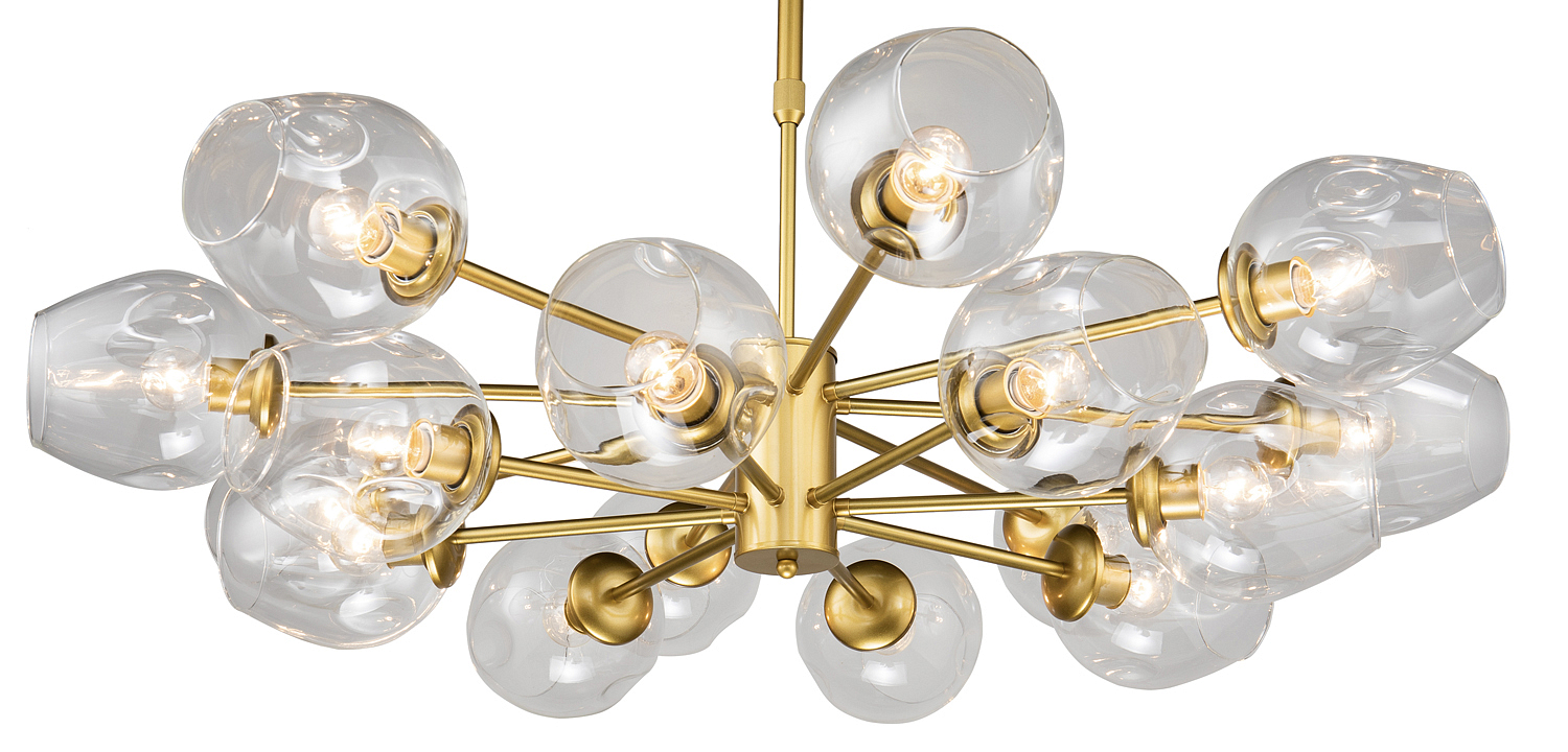 Люстра Branching Bubble Chandelier gold 16 Люстра Branching Bubble Chandelier gold 16 - Loft-Concept в Кирове