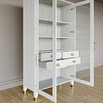 Дизайнерский шкаф витрина Elsa Dreams White с 4-мя ящиками варинант исполнения - 7 | Loft Concept в Кирове