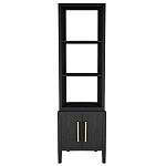 Этажерка Primo с тумбой шпон Черный дуб варинант исполнения - 1 | Loft Concept в Кирове