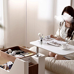 Журнальный столик передвижной с подъемной столешницей Table Trolley варинант исполнения - 3 | Loft Concept в Кирове