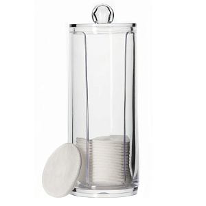 Прозрачный контейнер для ватных дисков