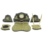 Настольный письменный набор из змеевика из 7-ми элементов Successful Leader варинант исполнения - 1 | Loft Concept в Кирове