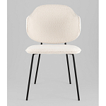 Стул Bellamy букле молочный варинант исполнения - 4 | Loft Concept в Кирове