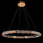 Люстра в форме кольца с золотым декором Warm Heavenly Light варинант исполнения - 8 | Loft Concept в Кирове