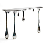 Дизайнерская Консоль Melting Silver Console Zhipeng Tan варинант исполнения - 2 | Loft Concept в Кирове