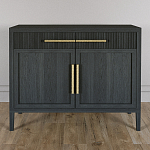 Буфет Primo с двумя ящиками и двумя фасадами Черный дуб варинант исполнения - 2 | Loft Concept в Кирове