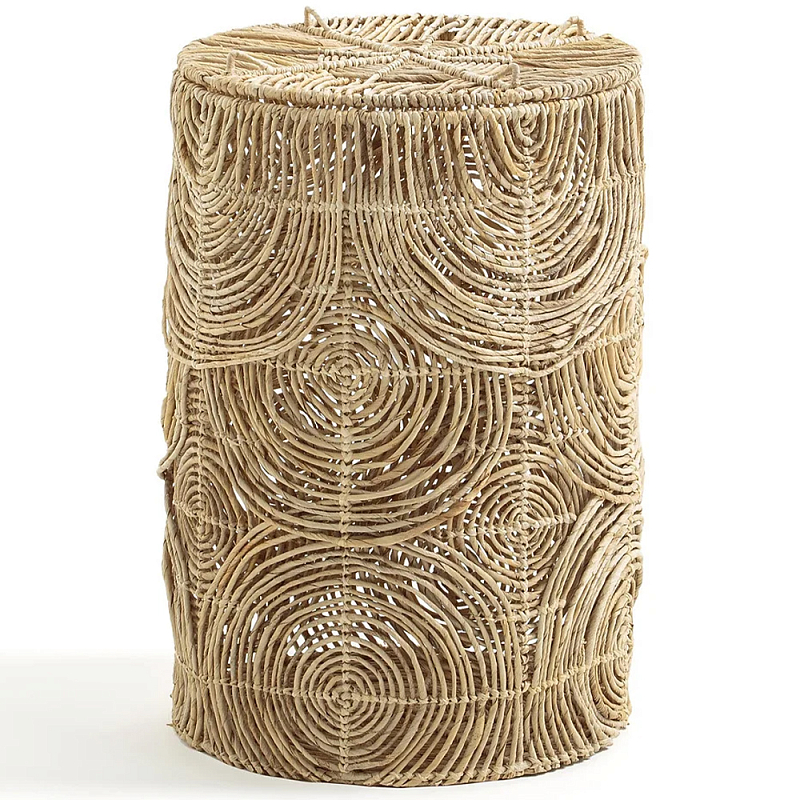 Плетеная корзина для белья Nea Wicker Basket Бежевый в Кирове | Loft Concept 