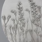 Панно Серые цветы варинант исполнения - 3 | Loft Concept в Кирове