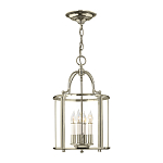 Подвесной светильник с прозрачным стеклянным цилиндрическим плафоном в классическом стиле на цепи Hinkley варинант исполнения - 9 | Loft Concept в Кирове