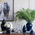 Ваза с крышкой однотонная Высота 48 см Chinoiserie Ceramics варинант исполнения - 4 | Loft Concept в Кирове