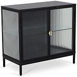 Сервант двухдверный с рифленым стеклом The Keeper варинант исполнения - 1 | Loft Concept в Кирове