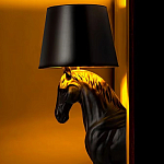 Horse Statue Floor Lamp Большой светильник Черная Лошадь варинант исполнения - 5 | Loft Concept в Кирове