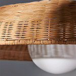 Люстра круглая из ротанга Long Lasting Chandelier варинант исполнения - 3 | Loft Concept в Кирове