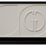 Тумбочка прикроватная с ящиком черно-серого цвета Noble Nightstand варинант исполнения - 4 | Loft Concept в Кирове