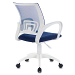 Офисное кресло с основанием из белого пластика Desk chairs Blue варинант исполнения - 2 | Loft Concept в Кирове