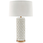 Настольная лампа покрытая лепестками белых цветов Fancy Calla Lily варинант исполнения - 2 | Loft Concept в Кирове