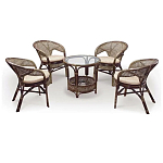 Комплект уличной мебели Sienna Dark Brown варинант исполнения - 1 | Loft Concept в Кирове