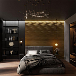 Гипсовая 3D панель с принтографией PM-02 варинант исполнения - 1 | Loft Concept в Кирове