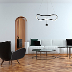 Подвесной светильник волнообразной формы LED 35W 3000K Infinity варинант исполнения - 3 | Loft Concept в Кирове