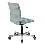 Офисное кресло в серо-голубом велюре Bureaucrats варинант исполнения - 4 | Loft Concept в Кирове