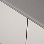 Тумба под телевизор со стеклянной столешницей и с выдвижными ящиками Minimalist Accent варинант исполнения - 3 | Loft Concept в Кирове