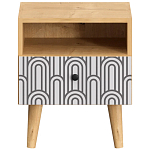 Прикроватная тумба с изображением на ящике Elise Nightstand варинант исполнения - 7 | Loft Concept в Кирове