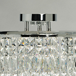 Потолочный светильник круглый с прозрачными подвесками Lunet варинант исполнения - 17 | Loft Concept в Кирове