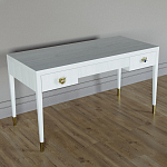 Письменный стол Elsa Dreams White Шпон дерево с двумя ящиками варинант исполнения - 2 | Loft Concept в Кирове