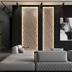 Гипсовая 3D панель с принтографией PM-50 варинант исполнения - 5 | Loft Concept в Кирове