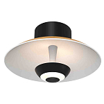 Бра с круглым белым плафоном и черной центральной деталью Natural Harmonie  варинант исполнения - 1 | Loft Concept в Кирове