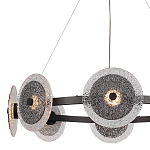 Люстра с плафонами из фактурного двойного стекла Heterochromia варинант исполнения - 6 | Loft Concept в Кирове