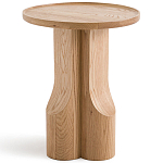 Приставной столик из массива дерева Walnut Triple варинант исполнения - 2 | Loft Concept в Кирове