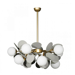 Люстра MATISSE Chandelier Gray 10 ламп