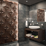 Гипсовая 3D панель с принтографией PM-22 варинант исполнения - 2 | Loft Concept в Кирове