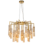Люстра со стеклянными цилиндрическими плафонами Luminous Cylinders Amber варинант исполнения - 5 | Loft Concept в Кирове