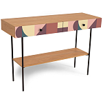 Консоль с принтом на ящиках Elise Console Table варинант исполнения - 16 | Loft Concept в Кирове