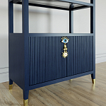 Стеллаж со стеклянными полками Elsa Dreams Blue варинант исполнения - 2 | Loft Concept в Кирове