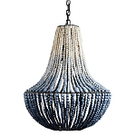 Люстра каплевидной формы украшенная круглыми бусинами Gradient Chandelier Blue White варинант исполнения - 2 | Loft Concept в Кирове