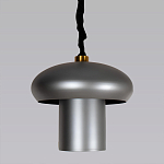 Подвесной светильник с серым металлическим плафоном Capability варинант исполнения - 1 | Loft Concept в Кирове