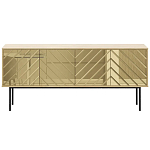 Длинная тумба с зеркальным декором Serena варинант исполнения - 2 | Loft Concept в Кирове