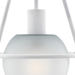 Бра белое с матовым стеклянным плафоном в форме шара White Lighthouse варинант исполнения - 1 | Loft Concept в Кирове