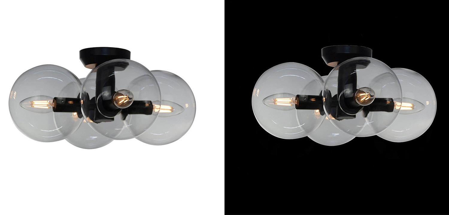Потолочный светильник Modo 4 Globes Ceiling Lamp 30 Потолочный светильник Modo 4 Globes Ceiling Lamp 30 - Loft-Concept в Кирове