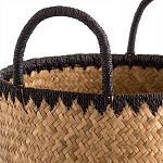 Плетеная корзина для белья с ручками Nyimbo Wicker Basket варинант исполнения - 3 | Loft Concept в Кирове