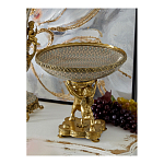 Чаша фарфоровая на двух бронзовых ангелах Eden Garden варинант исполнения - 3 | Loft Concept в Кирове