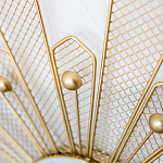 Часы настенные из металла в виде солнца с белым циферблатом Mirror Tower Clock варинант исполнения - 2 | Loft Concept в Кирове